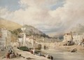 View of Dover Harbour looking towards the Castle - William Henry Stothard
