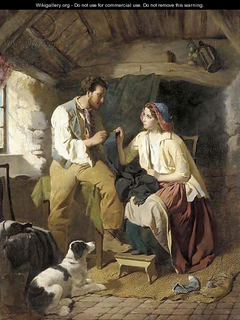 Courting the seamstress - William Henry Midwood