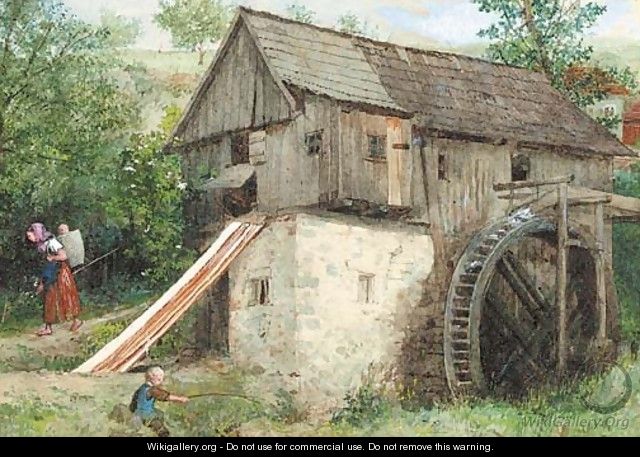 An old saw mill - William Charles Thomas Dobson