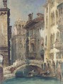 View of a canal, Venice - William Callow