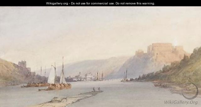 Ehrenbreitstein on the Rhine - William Callow