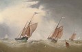 Fishing vessels in a squall - William Daniel Penny