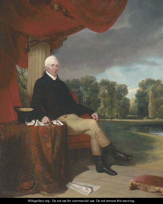 Portrait of James Campbell of Hampton Court House - William Collins