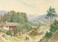 Figures on a mountain track, Burda - William Collingwood Smith