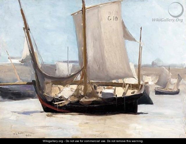 Beached Boats - William Edward Norton