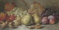 Pears, plums, grapes, pomergranites and hazelnuts - William Duffield
