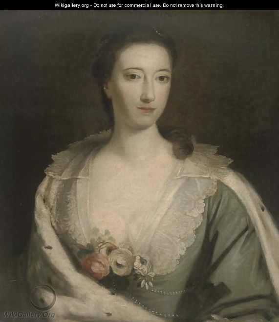 Portrait of a lady, traditionally identified as Mary, Duchess of Norfolk (1702-1773) - William Doughty
