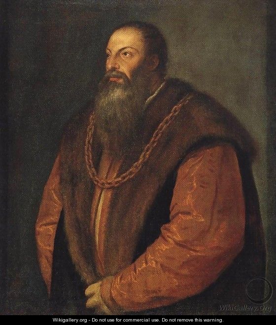 Pietro Aretino 1548 - Tiziano Vecellio (Titian)