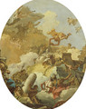 The Apotheosis of the Spanish Monarchy sketch for a ceiling painting2 - Giovanni Battista Tiepolo