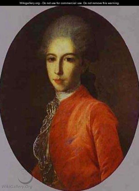 Portrait Of Prince Ivan Bariatinsky As A Youth 1780s - Fedor Rokotov