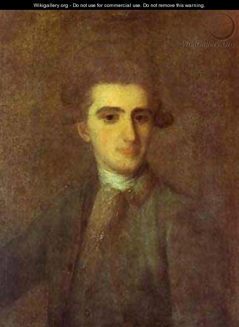 Portrait Of N E Struisky 1772 - Fedor Rokotov