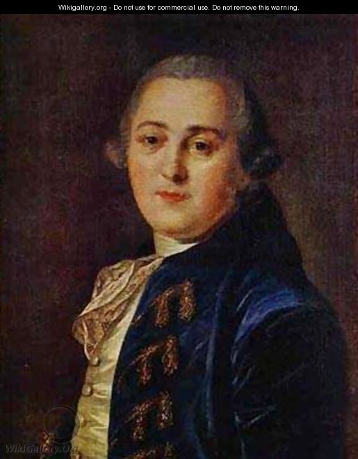 Portrait Of N A Demidov 1760s - Fedor Rokotov