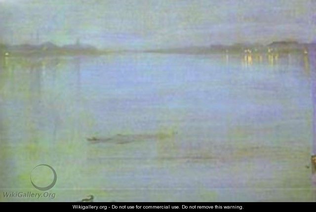 Nocturne Blue And Silver Cremorne Lights 1872 - James Abbott McNeill Whistler