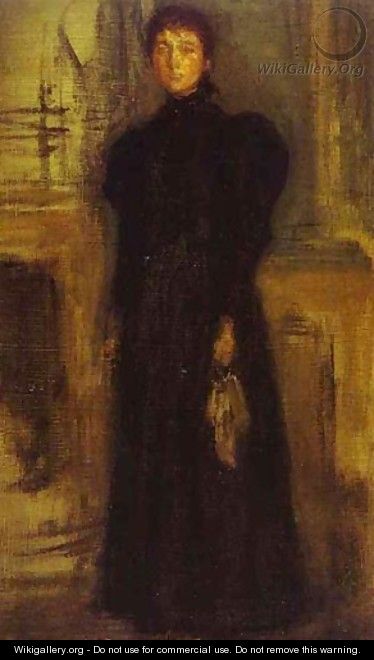 Miss Rosalind Birnie Philip Standing 1897 - James Abbott McNeill Whistler