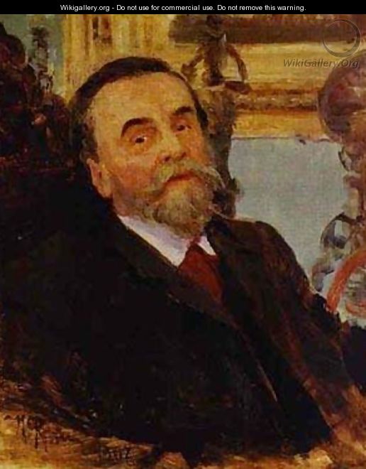 Portrait Of Ivan Zvetkov 1907 - Ilya Efimovich Efimovich Repin