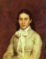 Portrait Of E Mamontova 1874-1879 - Ilya Efimovich Efimovich Repin