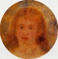 Womans Head (aka Jeanne Samary) 1877 - Pierre Auguste Renoir