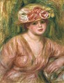 The Rose Hat or Portrait of Lady Hessling - Pierre Auguste Renoir