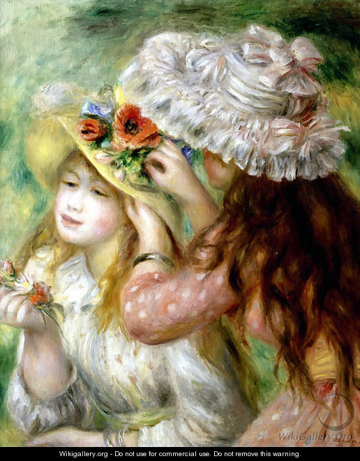 Summer Hats - Pierre Auguste Renoir
