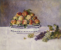 Still Life with Peaches and Grapes 1881 - Pierre Auguste Renoir