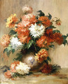 Still Life with Dahlias - Pierre Auguste Renoir