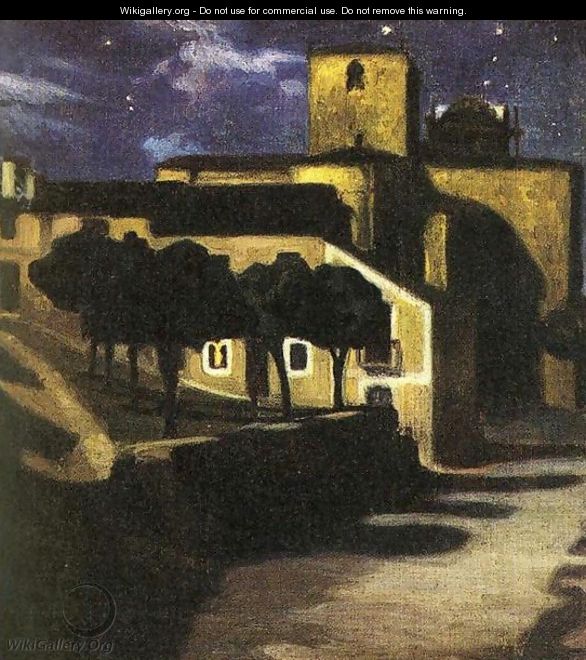 Night Scene in Avila 1907 - Diego Rivera
