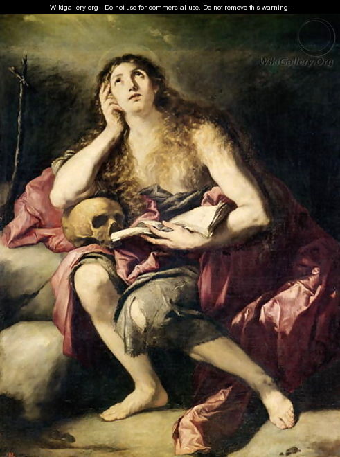 The Penitent Magdalene - Jusepe de Ribera