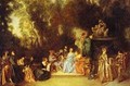 Party In The Open Air 1718-20 - Jean-Antoine Watteau