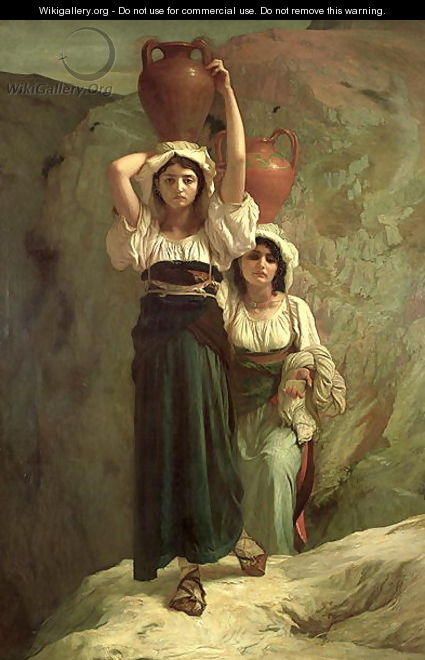 The Girls of Alvito 1855 - Antoine Auguste Ernest Hebert