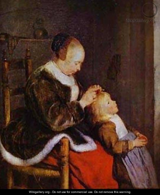 Motherly Care 1654 - Gerard Terborch