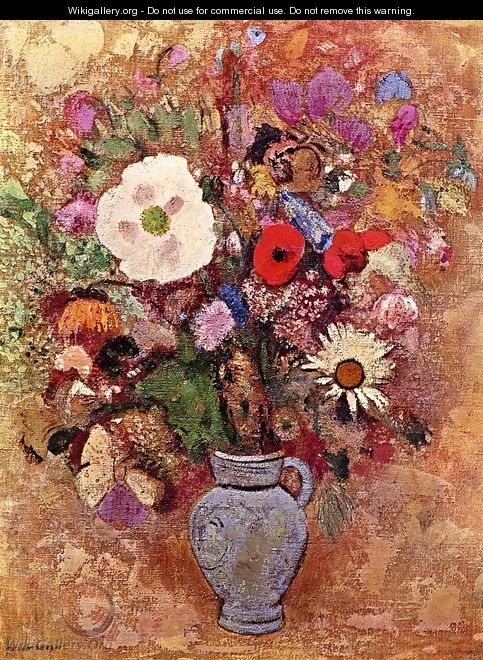Vase of Flowers 1903-1905 - Odilon Redon
