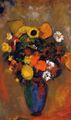 Flowers in a Green Vase 1912 - Odilon Redon