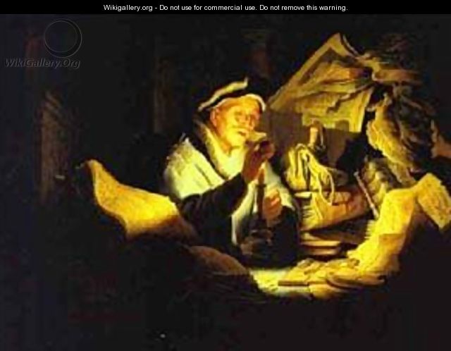 Parable Of The Rich Man 1627 - Harmenszoon van Rijn Rembrandt