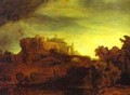 Landscape With A Castle 1632 - Harmenszoon van Rijn Rembrandt