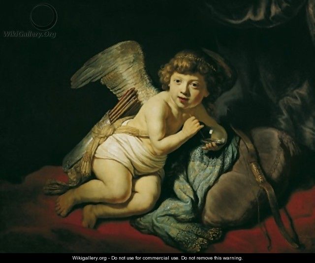 Cupid with the Soap Bubble 1634 - Harmenszoon van Rijn Rembrandt