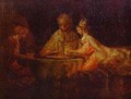 Assuerus Haman And Esther 1660 - Harmenszoon van Rijn Rembrandt