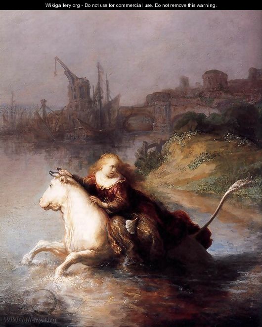 The Abduction of Europa (detail) 1632 - Harmenszoon van Rijn Rembrandt
