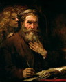 St Matthew and The Angel 1655 60 - Harmenszoon van Rijn Rembrandt