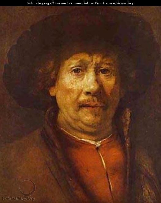 Self Portrait 1656-58 - Harmenszoon van Rijn Rembrandt