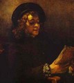 Portrait Of Titus Reading 1656-57 - Harmenszoon van Rijn Rembrandt