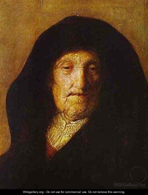 Portrait Of Rembrandts Mother 1630 - Harmenszoon van Rijn Rembrandt