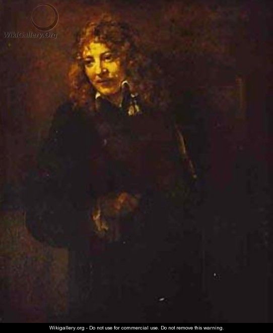 Portrait Of Nicolas Bruyningh 1652 - Harmenszoon van Rijn Rembrandt