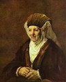 Portrait Of An Old Woman 1655 - Harmenszoon van Rijn Rembrandt