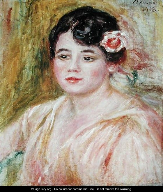 Portrait of Adele Besson 1918 - Pierre Auguste Renoir