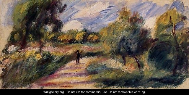 Landscape 1890 - Pierre Auguste Renoir
