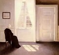 A Woman Reading By A Window - William Hammer