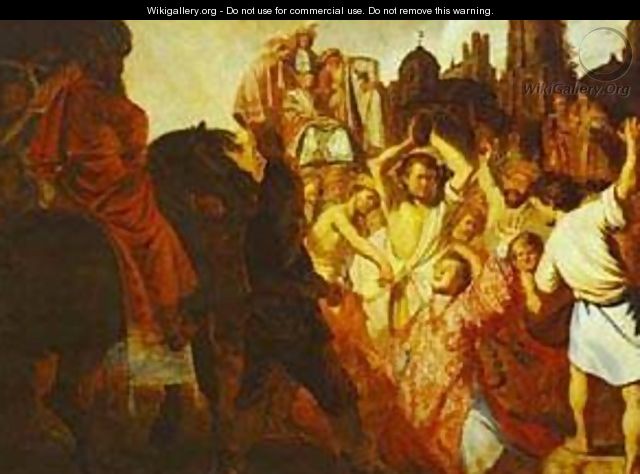 The Martyrdom Of St Stephen 1625 - Harmenszoon van Rijn Rembrandt