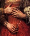 The Jewish Bride (detail) 1665 - Harmenszoon van Rijn Rembrandt