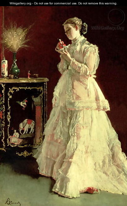 The Lady in Pink 1867 - Alfred Stevens