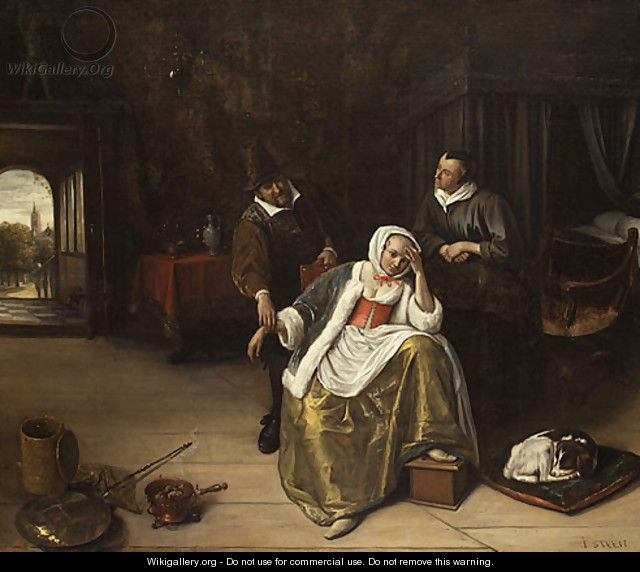 The Lovesick Maiden ca 1660 - Jan Steen